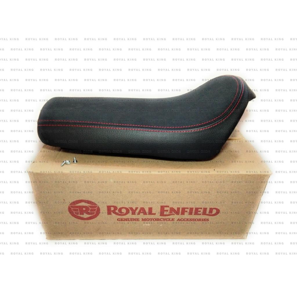Royal Enfield Touring Premium Rider Seat With Blue Cowl For Interceptor 650