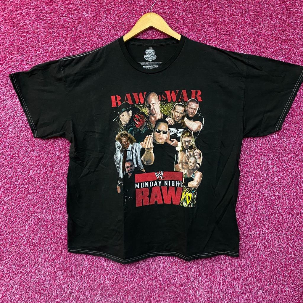 WWE Monday Night Raw Постер Raw is War Футболка