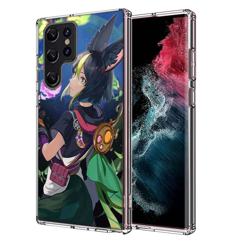 Genshin Impact Tighnari Capa Phone Case For Samsung S26 Ultra S25 Edge Galaxy S23 S21 S20 S24 FE S22 S10 Plus Cover Clear TPU Sh