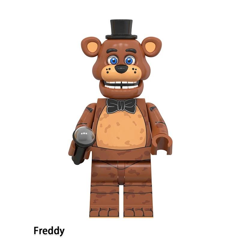 НОВЫЕ фигурки из игры FNAF Nights, мини-фигурки, конструктор, скелет, игрушки-триллеры, подарок, детские игрушки, форма, король