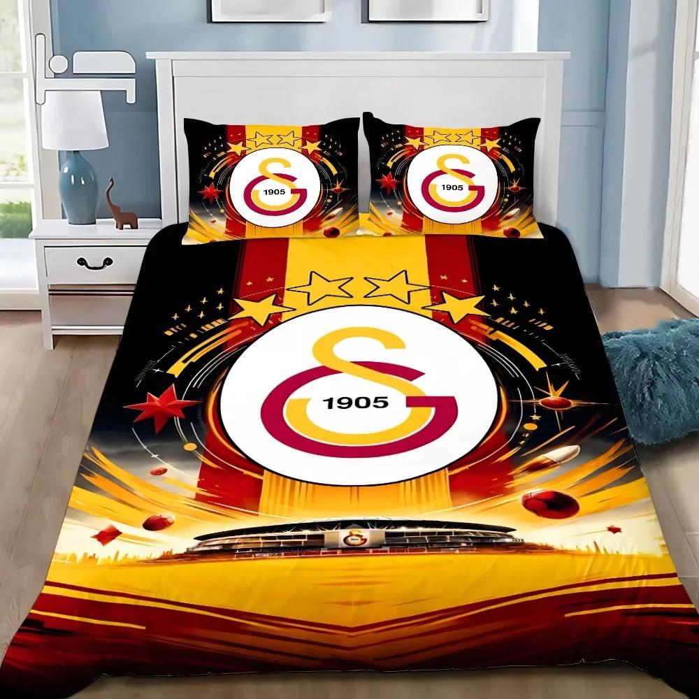 Футбольный клуб G-Galatasarays Постельное белье Мягкое покрывало-одеяло С 1/2 наволочками Для детей Взрослых Микрофибра Покрывало для одеяла