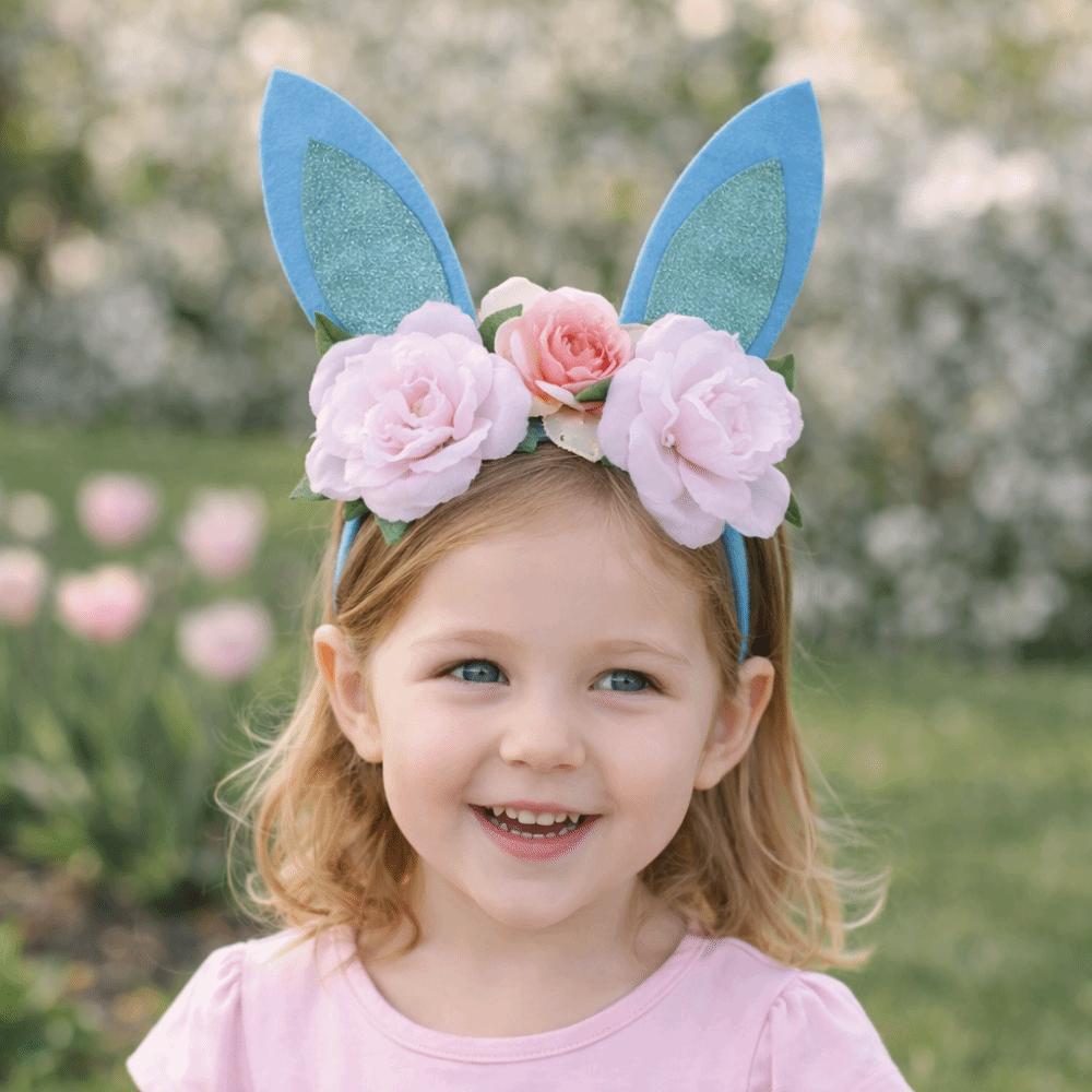 Non-slip Rabbit Ears Headbands Colorful Cosplay Headbands Happy Easter Headdress Party Favors