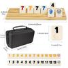 106Pcs Wooden Rummy Cube Game 106 Tiles Classic Board Game Board Games Rummy Tiles  Family Game