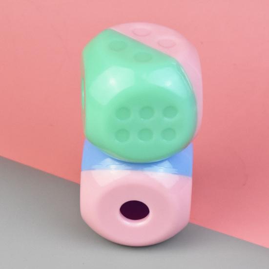 Протекающий пищевой шарик для домашних животных, прочный, устойчивый к укусам, в форме кубика, интерактивный диспенсер для лакомств для собак, игрушка, товары для домашних животных