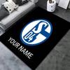 FC Schalke 04 Custom Name Carpet Rug for Living Room Bedroom Home Sofa Decoration,Kids play Non-slip Floor Mat