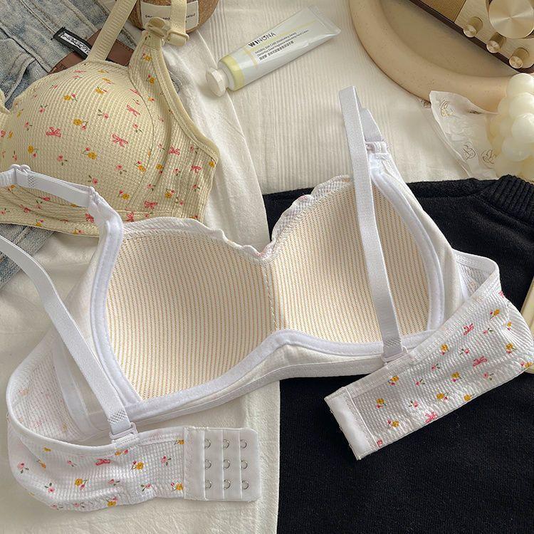 Летние тонкие бюстгальтеры Push Up Brassiere для милых девушек Sweat Lingerie для женщин