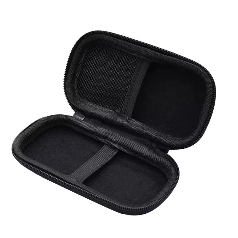 Water Resistant Nylon Hard Shell Case For ICD-UX570/PX370 Voice Recorder Accessories Travel Organizers Storage Bag Black