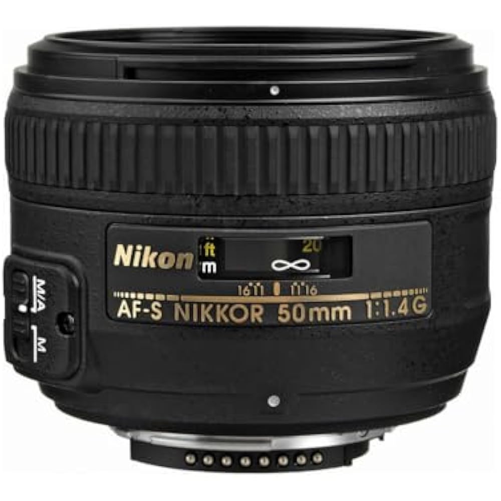 Nikon Объектив с фиксированным фокусным расстоянием AF-S NIKKOR 50mm f/1.4g Совместим с полнокадровыми камерами