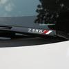 XLJBM1 For BMW Auto Decor Decals Car Window Wiper Stickers Laser Emblem For BMW M Power Performance F10 F31 E36 E39 E87 E90 X3 X5