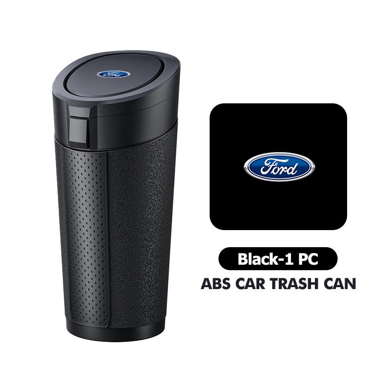 bldf8 Car Trash Can Durable Waterproof ABS Garbage Storage Box For Ford Fiesta Ranger Mondeo Escape Ecosport Fusion Explorer