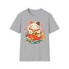 Lucky Maneki Neko Cat T-Shirt | Lucky Cat, Unisex Tee