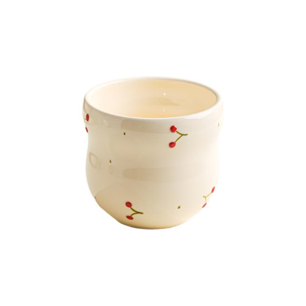 Hand-painted Coffee Cup Embossed Fruit Water Cup Creative Tea Cup  Gift Giving