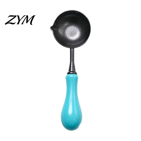 Wax Stamp Accessories Seal Spoon with Ergonomic Handle, Non-Stick Sealing Melting Spoon, Tool Warmer for Envelope & Letter Art Crafts Card Making