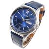 Mechanical Day Blue NY4050-11L Men's Watch, & Date, Waterproof, Gold,