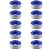 12mmx10m PTFE Tape White Sealing Tape Water Pipe Plumbing Tape