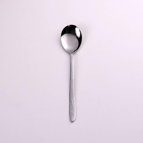 Raonnuri Moon Rabbit All-Stainless Steel Spoon for Children, Spoon 4p