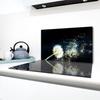 GLASS PROTECTIVE PLATE FOR STOVE 90X52 FLOWER
