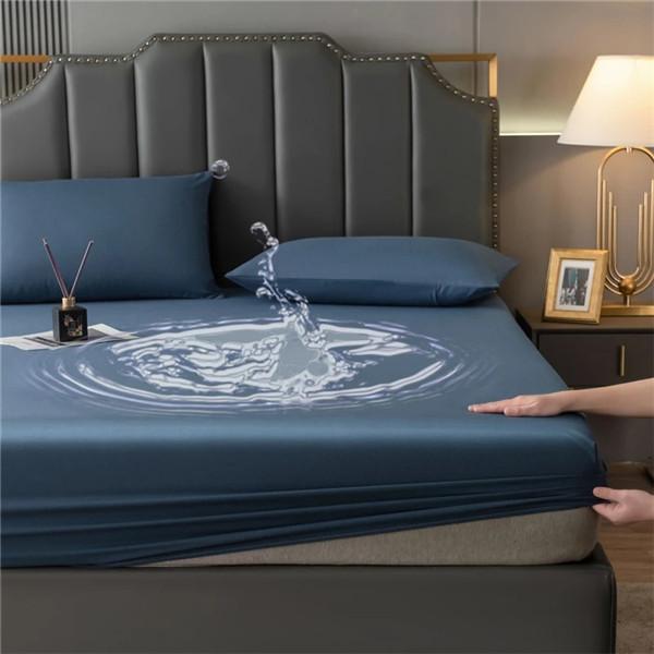 100% водонепроницаемая простыня, хлопковая простыня с резинками, нескользящие регулируемые наматрасники, защитный чехол для кровати (Нп Наволочка)