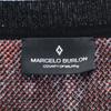 Marcelo Burlon Этнический узор Вязаный свитер с длинным рукавом XL черный Мужской Б/у