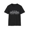 Футболка с изображением Chevy Impala 1964 года | Классический lowrider вид спереди | Подарок с 64 Impala
