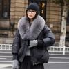 Cotton Clothes Women's Winter New Fashion Warm Big Fur Collar Fashion Temperament Short Cotton Coat