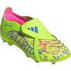 Adidas Predator Elite Ft FG Low Top Kids Soccer Shoes Men Soccer Shoes Bright-Lemon-Yellow Bright-Pink Fusion-Blue IH5078