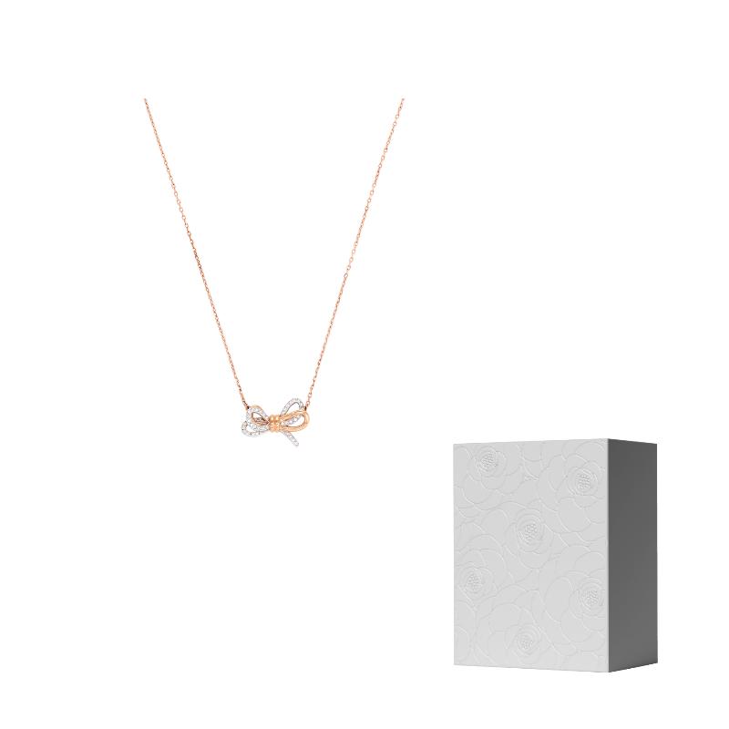 Swarovski Necklaces Womens Rose Gold tone Plated