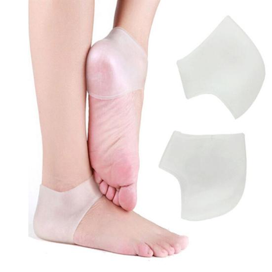 Foot Care Soft Silicone Heel Protectors 8.5 Cm 1 Pair
