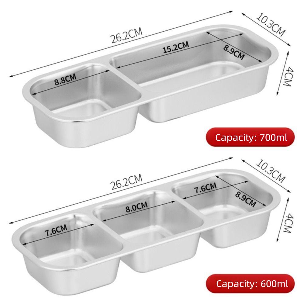Leak-proof Food Storage Container 2/3 Grids Fruit Food Fresh Box  Kids Gift