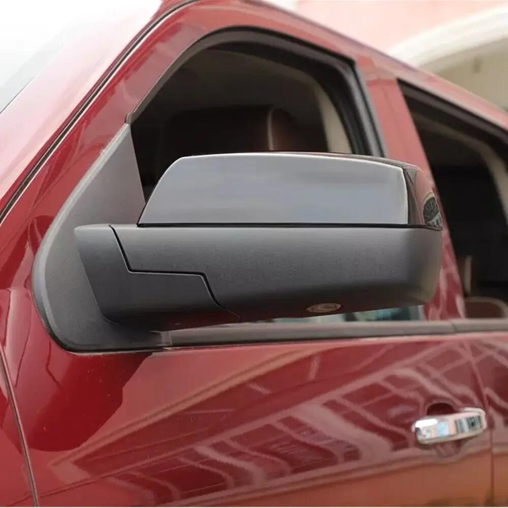 Для Chevrolet Silverado 1500 GMC Sierra 2014-2018 Наклейка на автомобиль Крышка бокового зеркала заднего вида Накладка на крыло Внешняя дверная накладка Серебристый