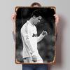 Cristiano Ronaldo Soccer Photo Poster Customized Vintage Metal Signs Wall Art Retro Tin Plaque for Mancave Gamer Decoration Room