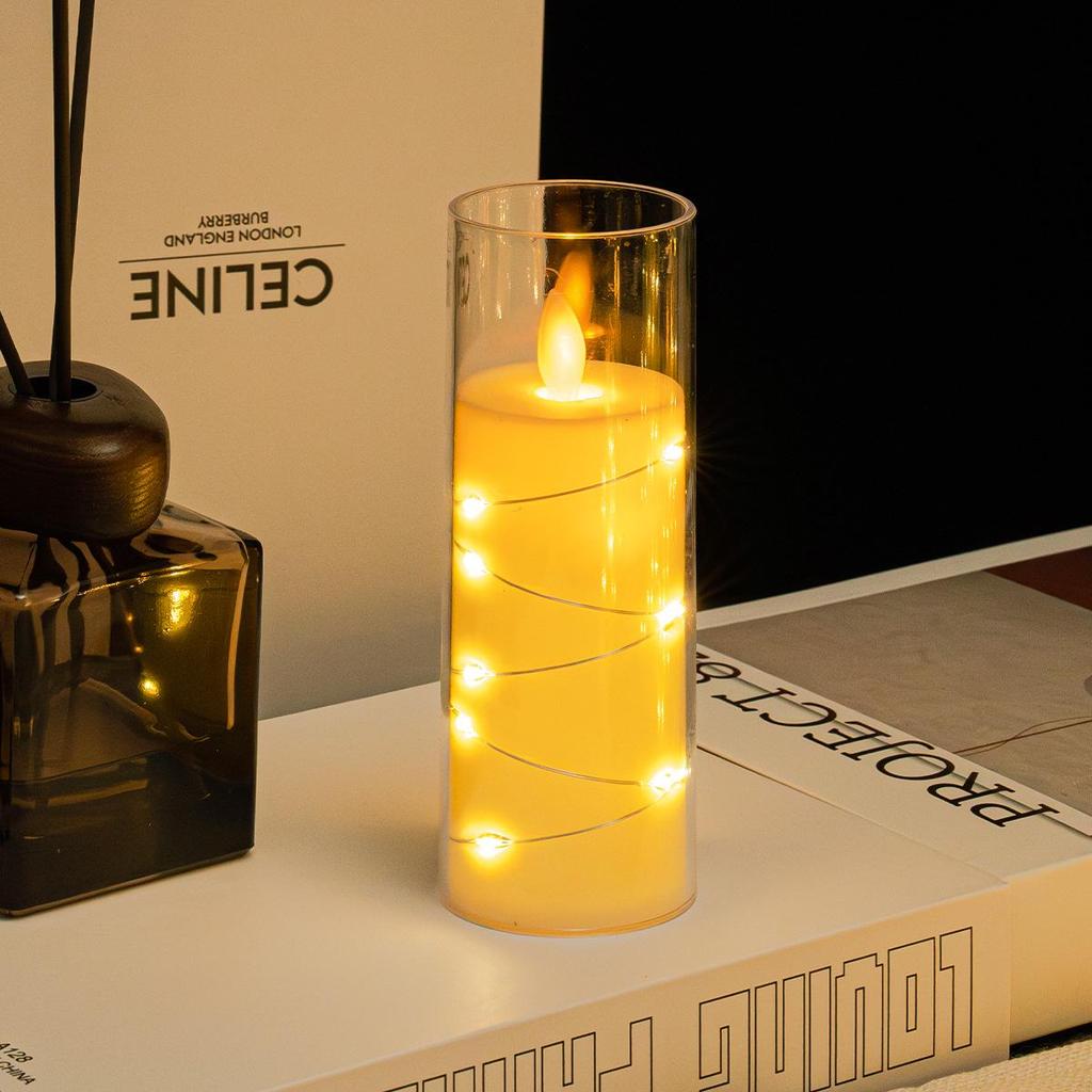 Remote Control LED Flickering Candle Cup for Weddings and Birthdays