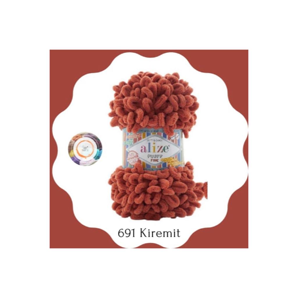 Пряжа для ручного вязания Puffy Fine, маленькая петля (Один) - 100 грамм. 14,5м. Пальцевая струна, одеяльная струна