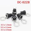 10Pcs 3.5*1.3mm 5.5*2.1mm 5.5*2.5mm DC Power Jack DC022B 5.5 X 2.1mm Panel Mount Connector
