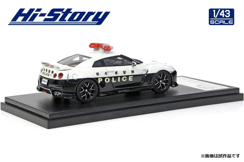 Hi Story 1/43 Nissan GT-R PATOROL CAR Tochigi Prefectural Police Limited Готовый продукт
