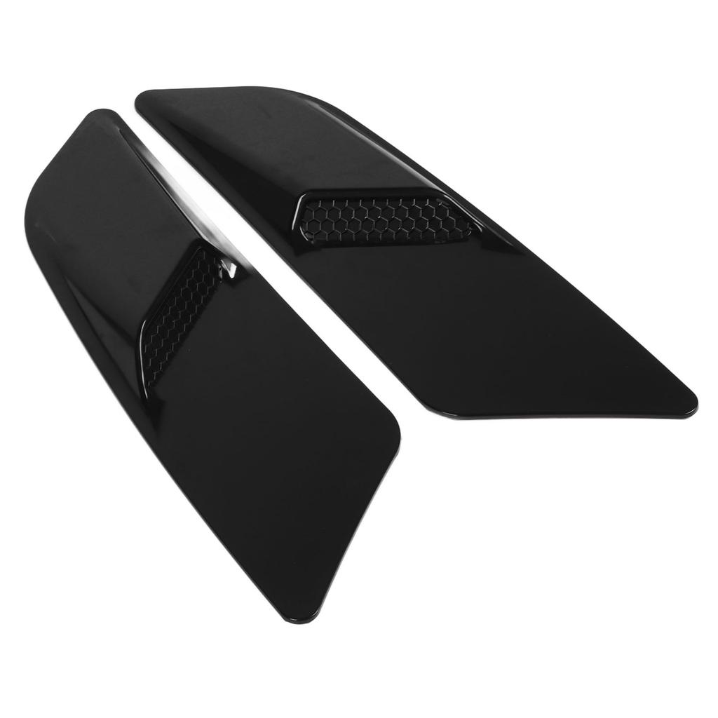 2 Pcs Engine Bonnet Air Vent Cover Front Bonnet Decoration Replacement for Ford Mustang 2015 to 2017