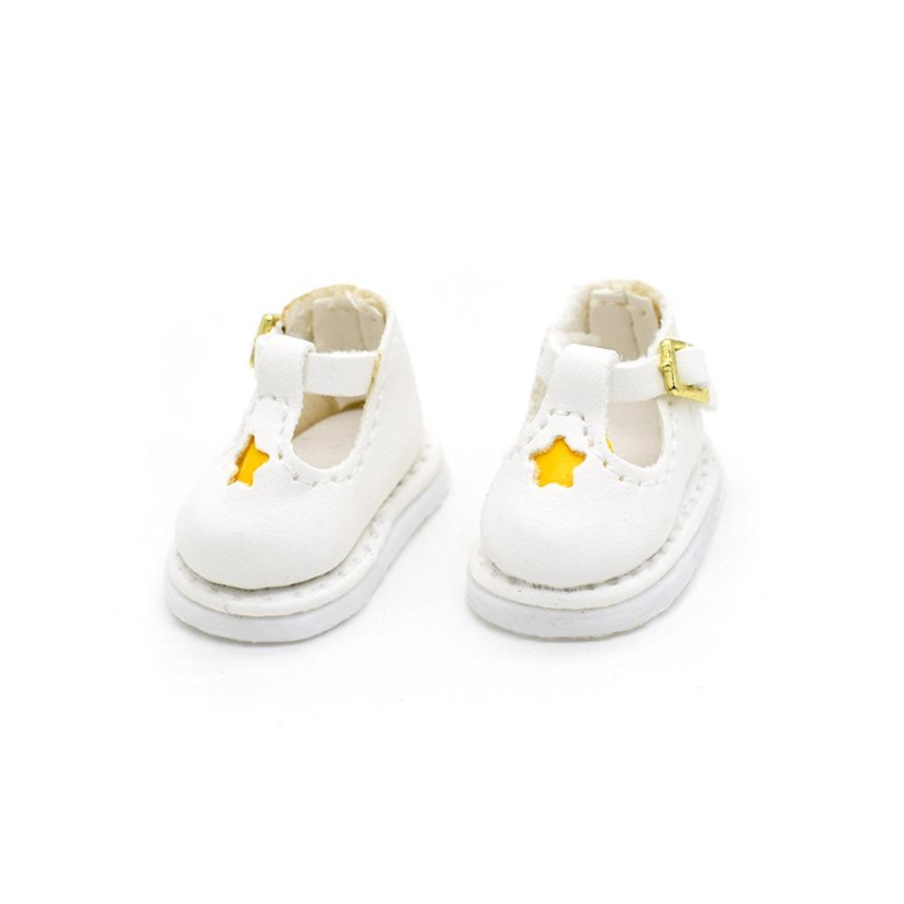 1 Pair Mini 1/8 Bjd Doll Leather Shoes High-top 1/8 Bjd Doll Boots Obitsu 11 Doll Boots Holala