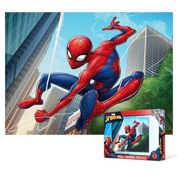 Пазл из 100 деталей - Marvel Spider-Man (большой кусок), популярная корейская головоломка