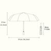Automatic Folding Umbrella with Dachshund & Chocolate Chip Cookie Design - Portable Collapsible 8-Rib Durable Canopy, Stylish