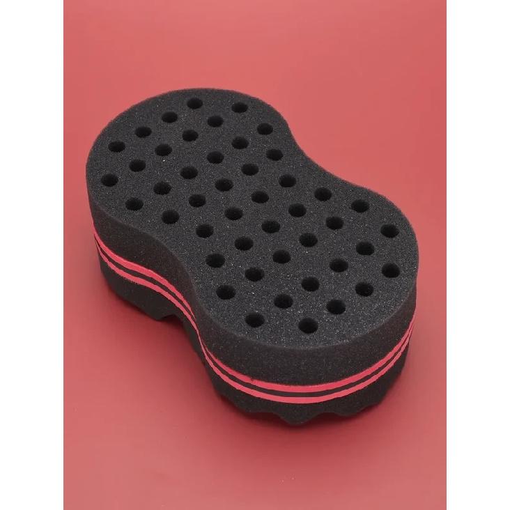 Barber Magic Barber Sponge Double Sided Magic Hair Curl Weave Dreads Sponge Brush Hair Brush for Black Man Hair Twist Sponge