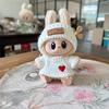 17 Cm Labubu Doll Clothes Fashion Clothes Hoodie Doll Clothes Color Matching Hoodie Casually Sitting Party Baby Clothes. Toys