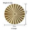 Golden Wall Decoration Pendant Nordic Light Luxury Round Wall Hanging Decor Metal Irregular Disc Wrought Iron Room Home Decor