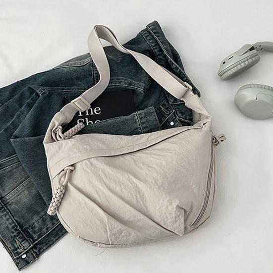 Повседневная сумка-хобо, сумка-мешок с регулируемым ремнем, складная сумка через плечо с несколькими карманами, вместительная сумка через плечо для повседневного использования, путешествий и работы