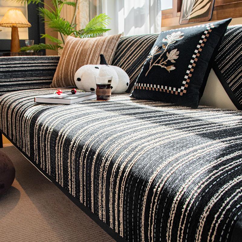 Новая подушка для дивана, универсальная для всех сезонов, нескользящее и грязеотталкивающее полотенце на подлокотник, высококачественный чехол на сиденье из шенилла