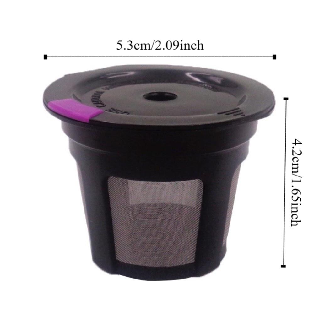 4pcs Universal Fit Coffee Filter Reusable Espresso Strainer Basket K-Cup Coffee Maker Accessories