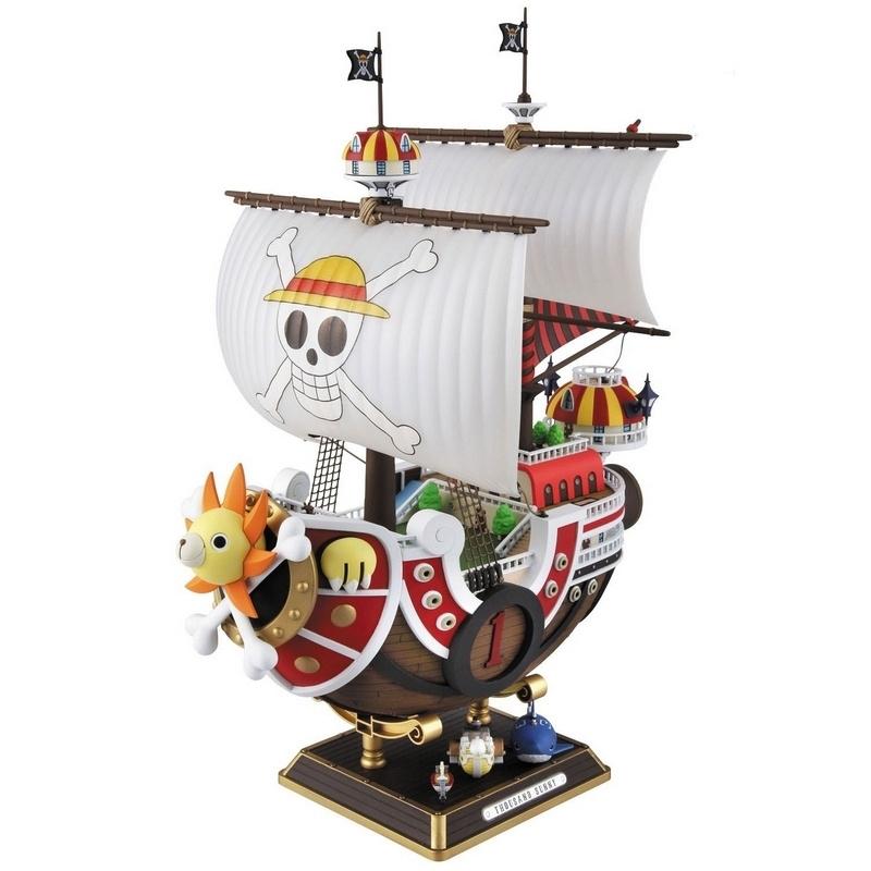 Аниме One Piece Тысяча Солнечных & Лодка Мерил Пиратский Корабль Фигурка ПВХ Фигурка на шарнирах Игрушки Коллекционная Модель Игрушка Подарки