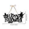Halloween Pumpkin Witch Bat Skeleton Hanging Ornament Front Party Door Hanging Props Background Decoration Halloween Party Decor