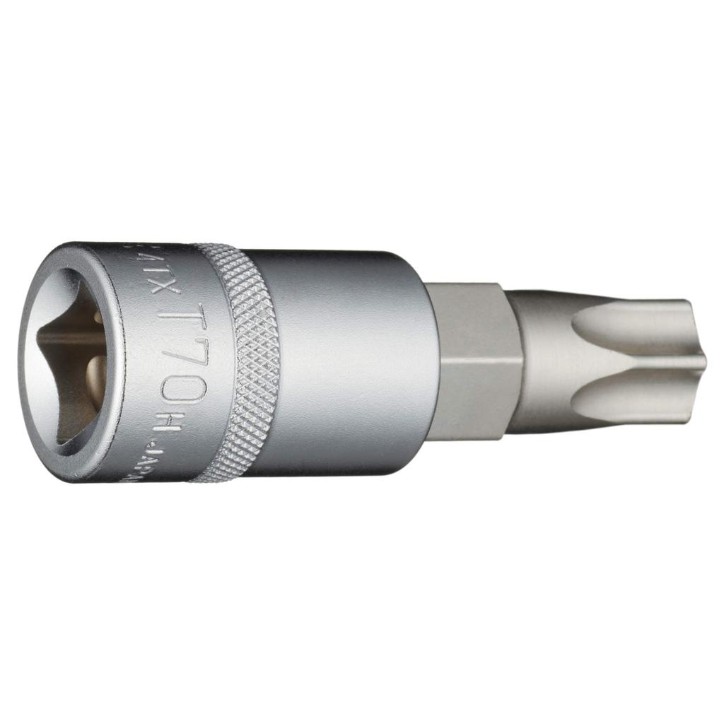 TONE Torx Socket T70H (Tamper-Resistant), 4TX-T70H, 12.7mm (1/2") Drive,