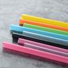 100шт PP многоцветные одноразовые большие трубочки для сока соломинки для питья для магазина