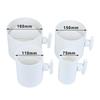 Portable PVC Air Valve Anti-Corrosion Round Pipe Air Volume Regulator 75-200mm for Livestock Farm Ventilation Use